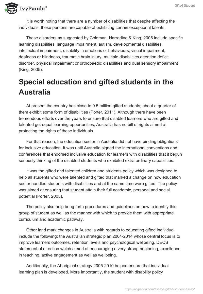 Gifted Student. Page 3