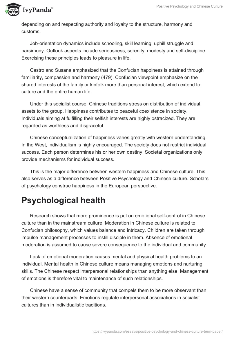 Positive Psychology and Chinese Culture. Page 3
