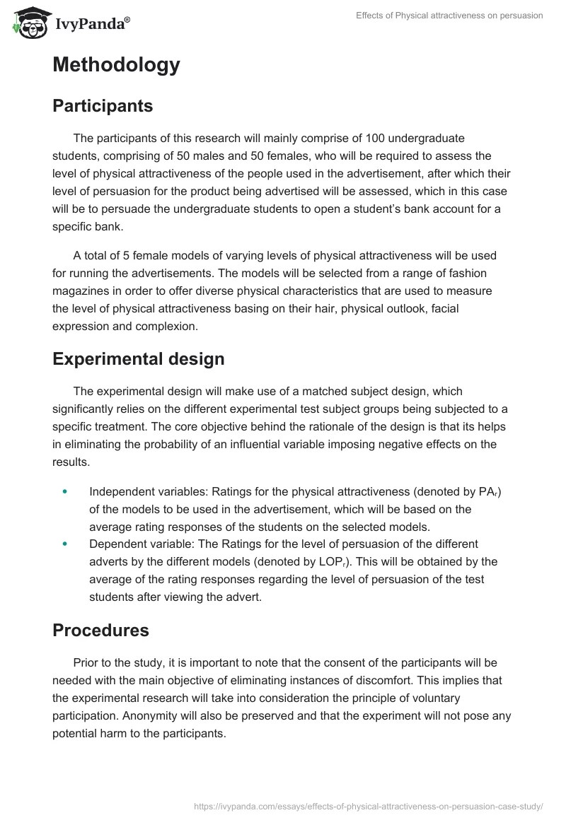 Effects of Physical attractiveness on persuasion. Page 2