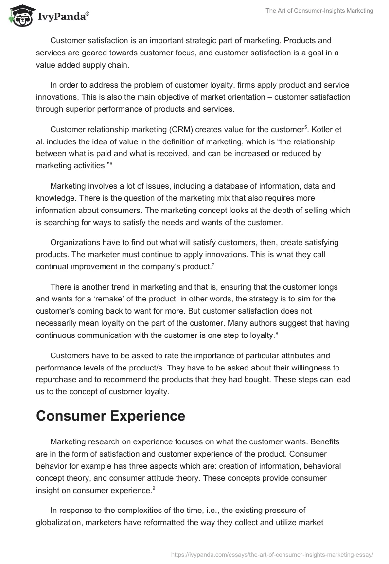 The Art of Consumer-Insights Marketing. Page 3