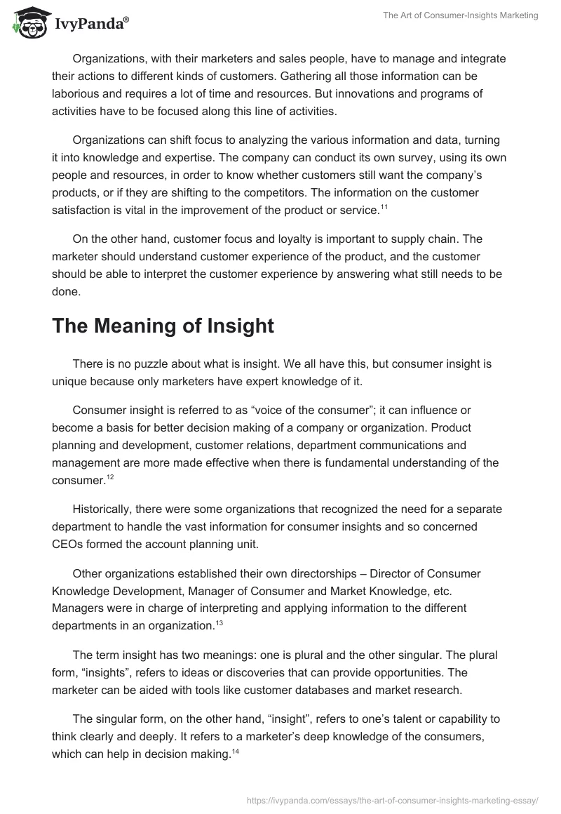 The Art of Consumer-Insights Marketing. Page 5