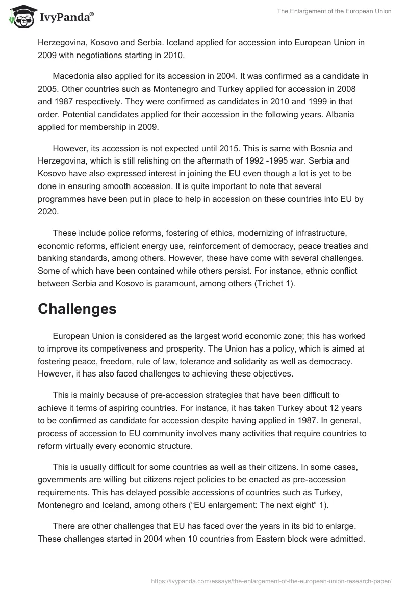 The Enlargement of the European Union. Page 3