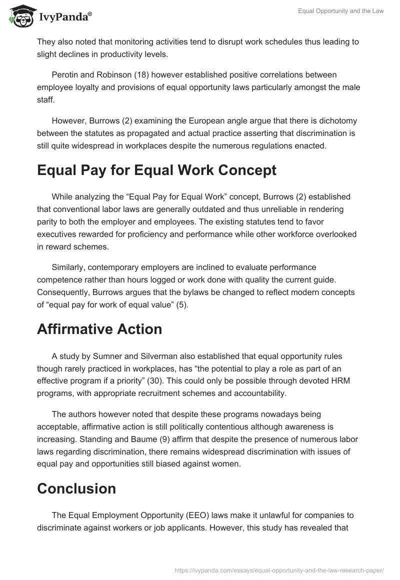 Equal Opportunity and the Law. Page 3