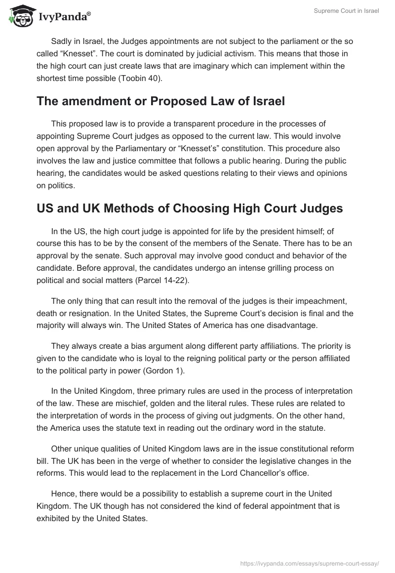 Supreme Court in Israel. Page 2