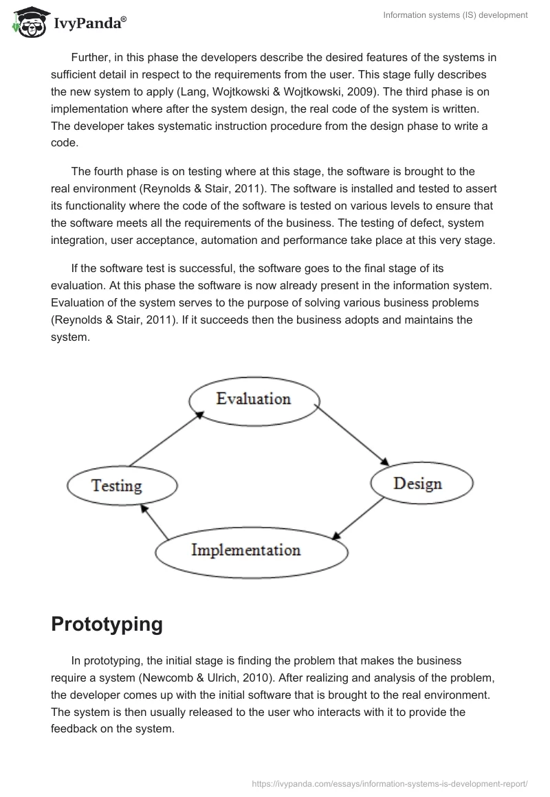Information systems (IS) development. Page 4