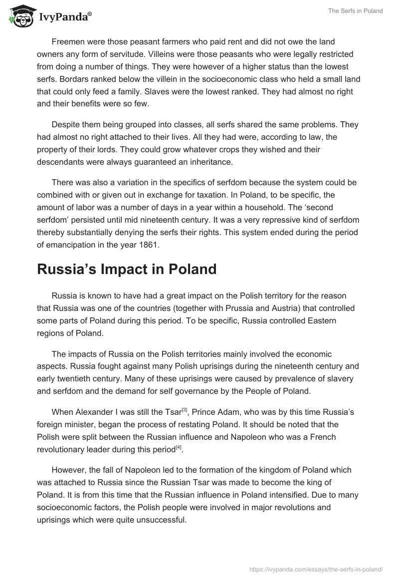 The Serfs in Poland. Page 3