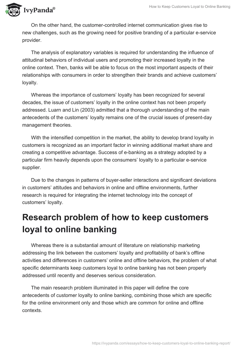 How to Keep Customers Loyal to Online Banking. Page 2