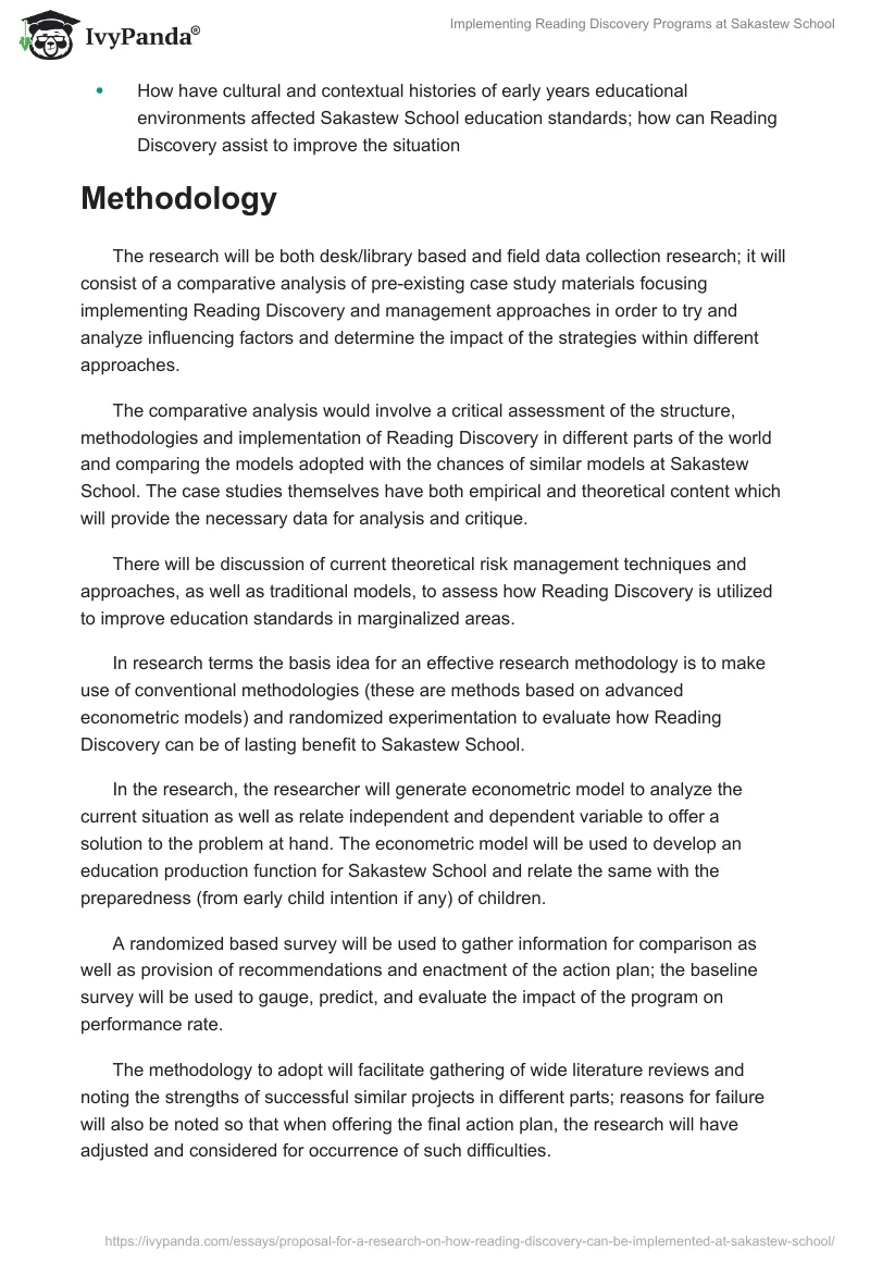 Implementing Reading Discovery Programs at Sakastew School. Page 5