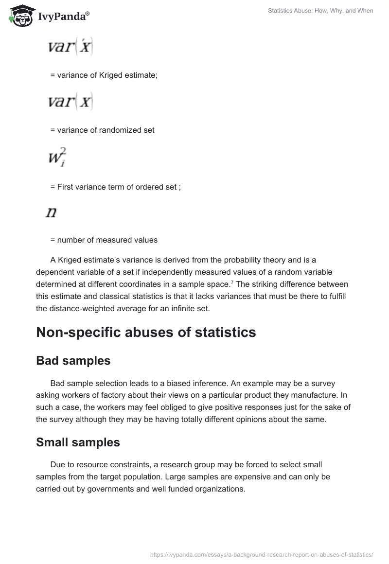 Statistics Abuse: How, Why, and When. Page 5