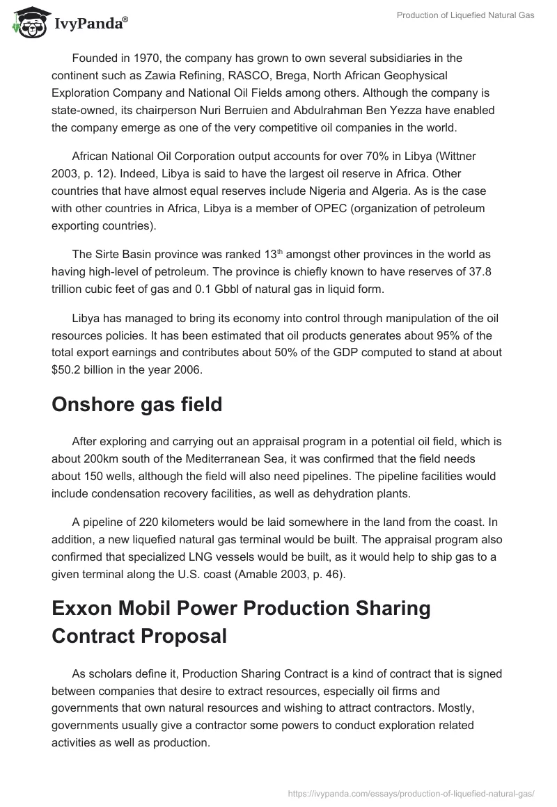 Production of Liquefied Natural Gas. Page 2