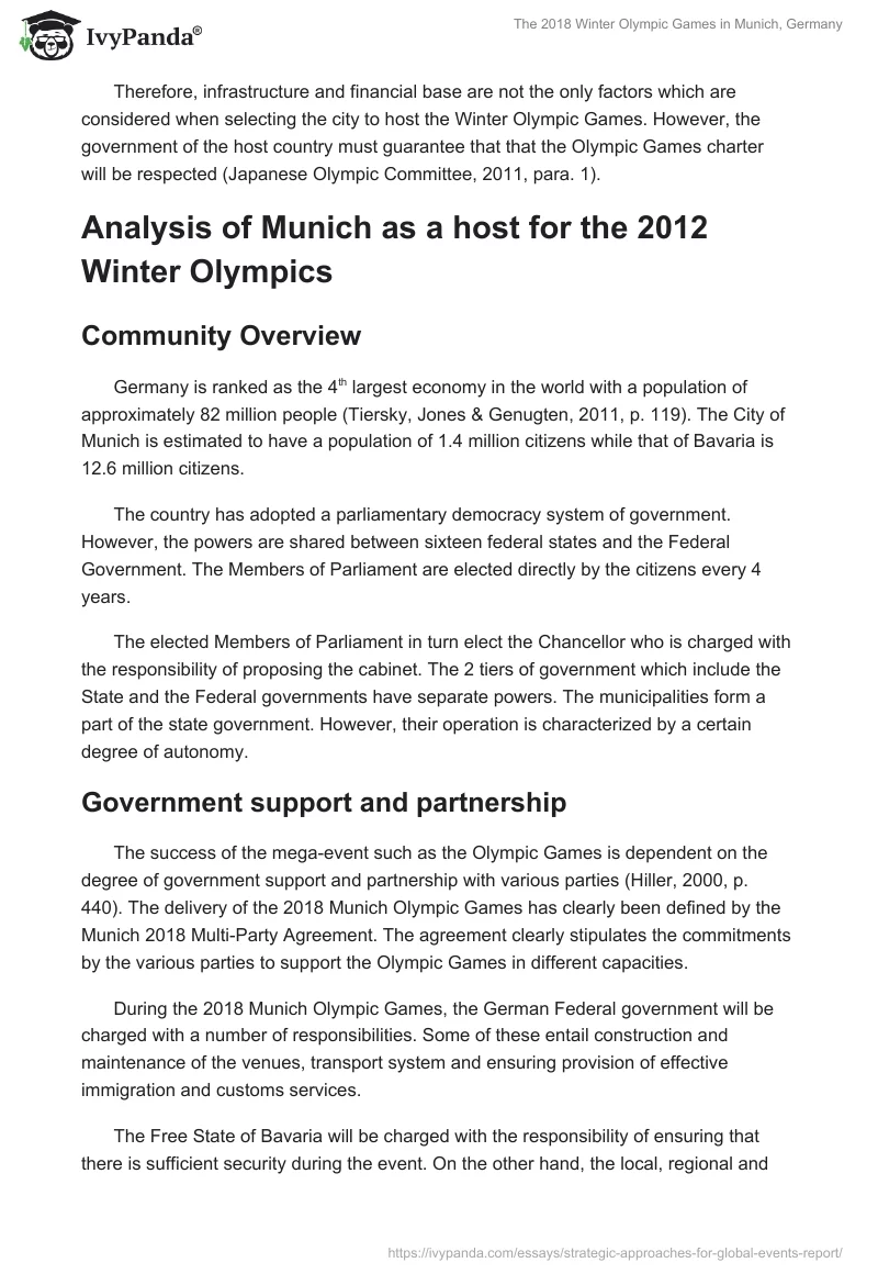 The 2018 Winter Olympic Games in Munich, Germany. Page 3
