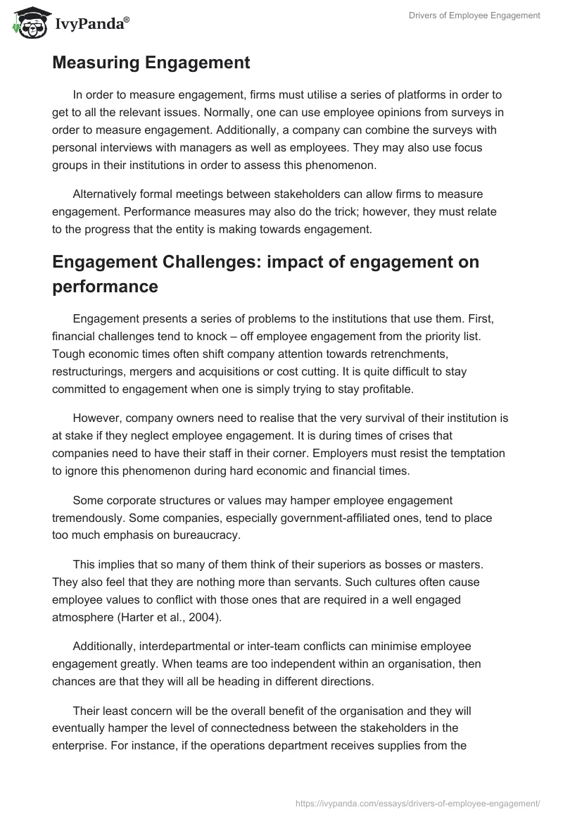 Drivers of Employee Engagement. Page 4