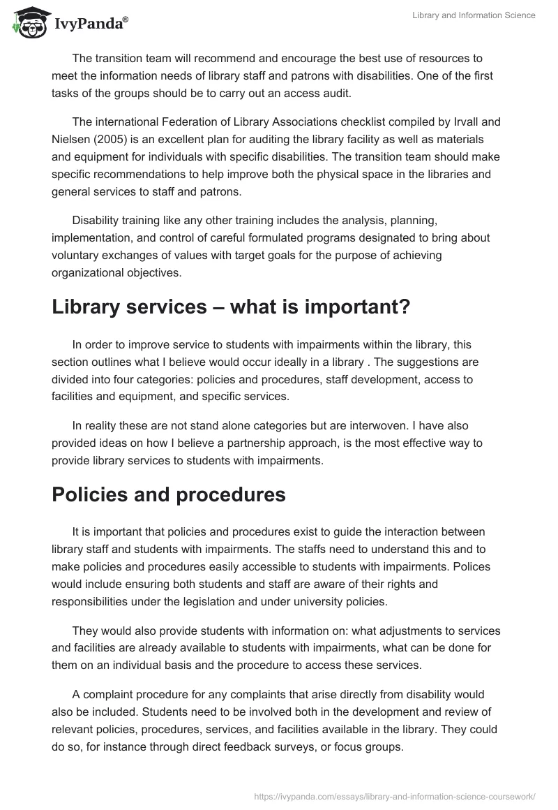 Library and Information Science. Page 2