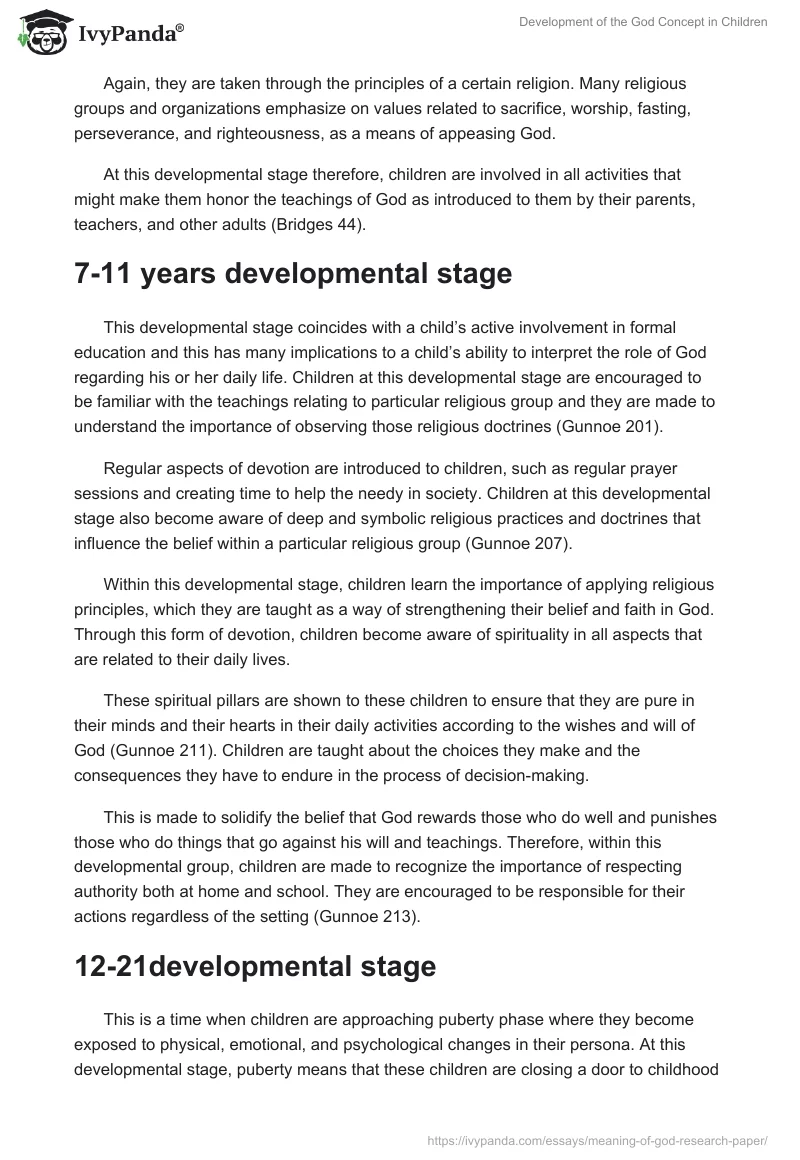 Development of the God Concept in Children. Page 3