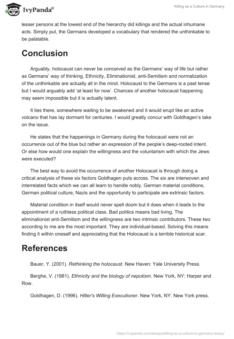 Killing as a Culture in Germany. Page 5