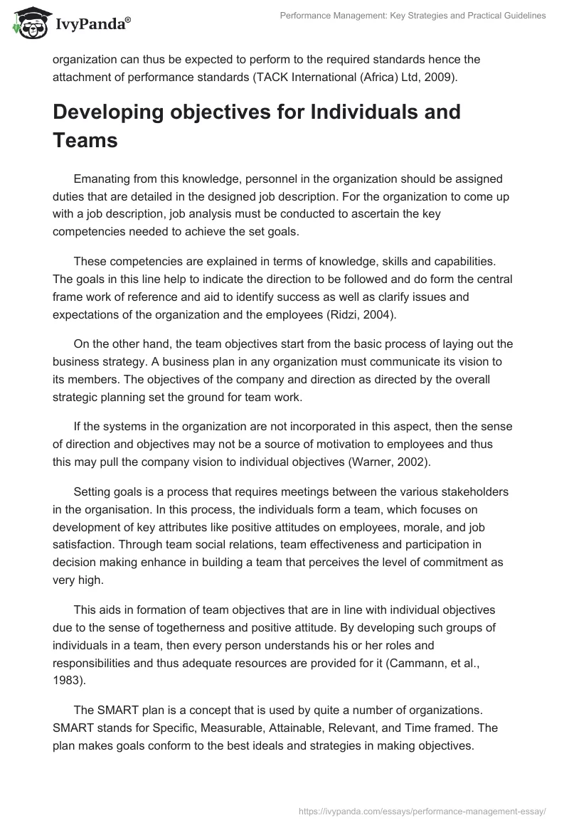 Performance Management: Key Strategies and Practical Guidelines. Page 3