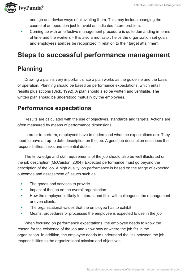 Effective Performance Management. Page 2