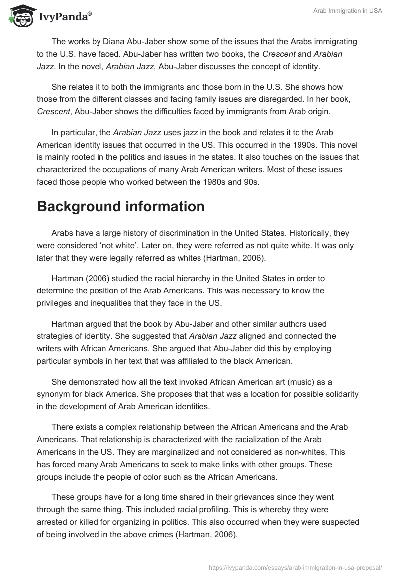 Arab Immigration in USA. Page 2
