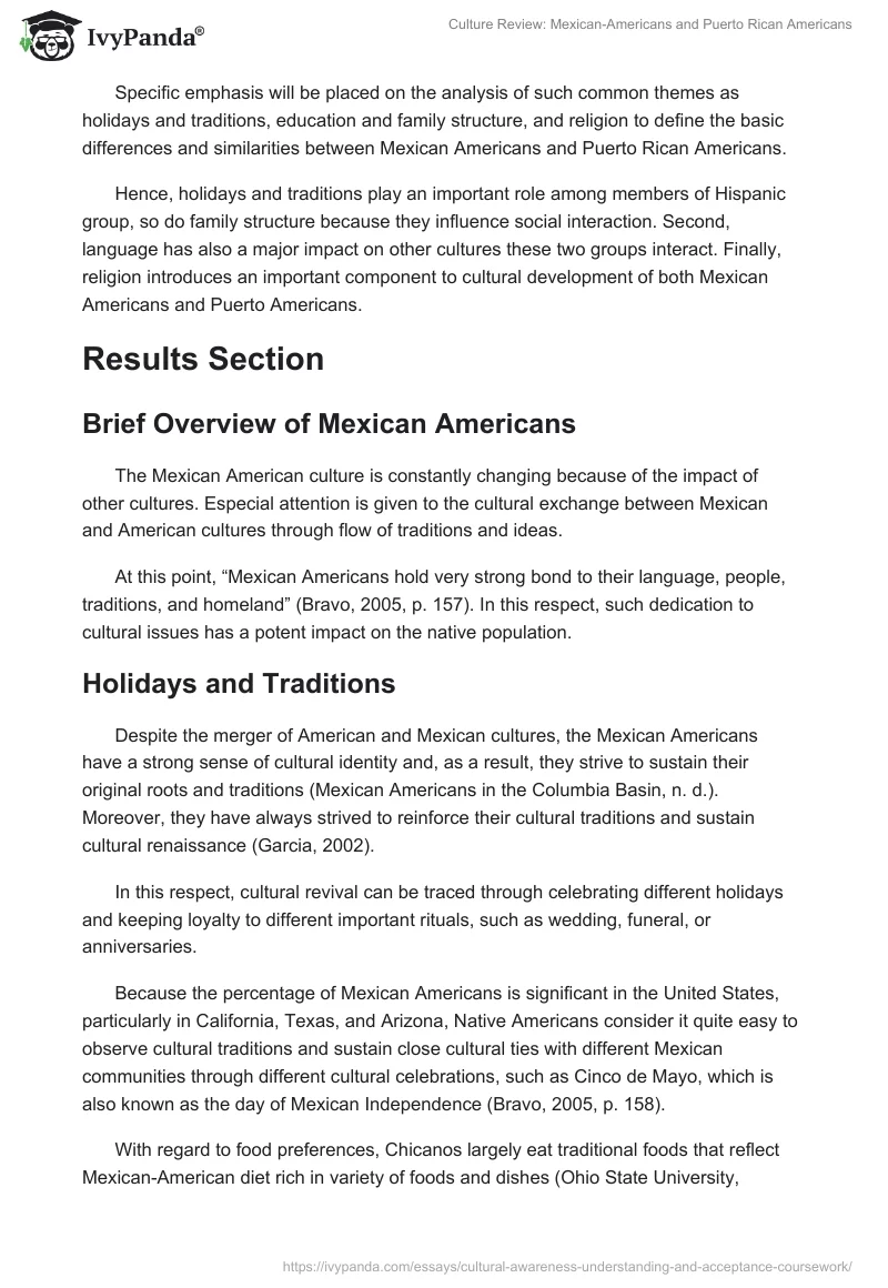 Culture Review: Mexican-Americans and Puerto Rican Americans. Page 2