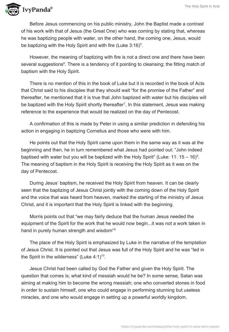 The Holy Spirit in Acts. Page 2