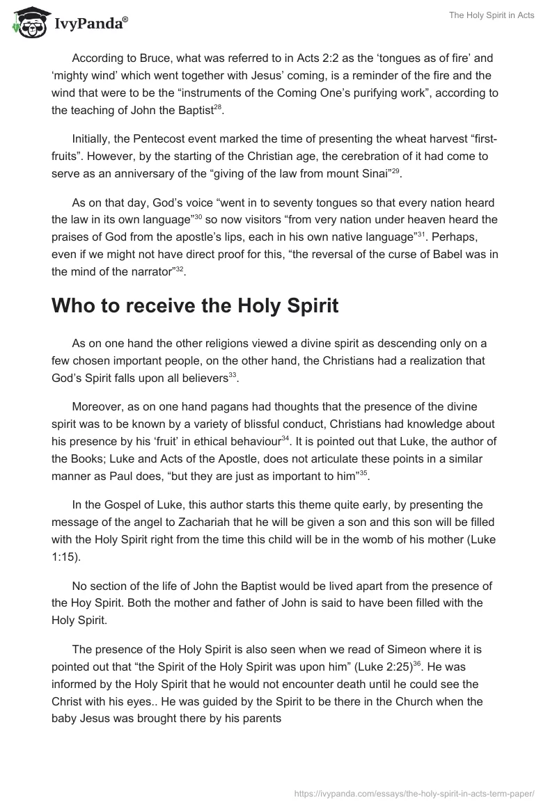 The Holy Spirit in Acts. Page 5