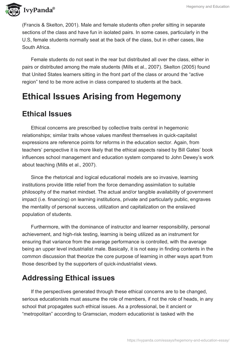 Hegemony and Education. Page 2