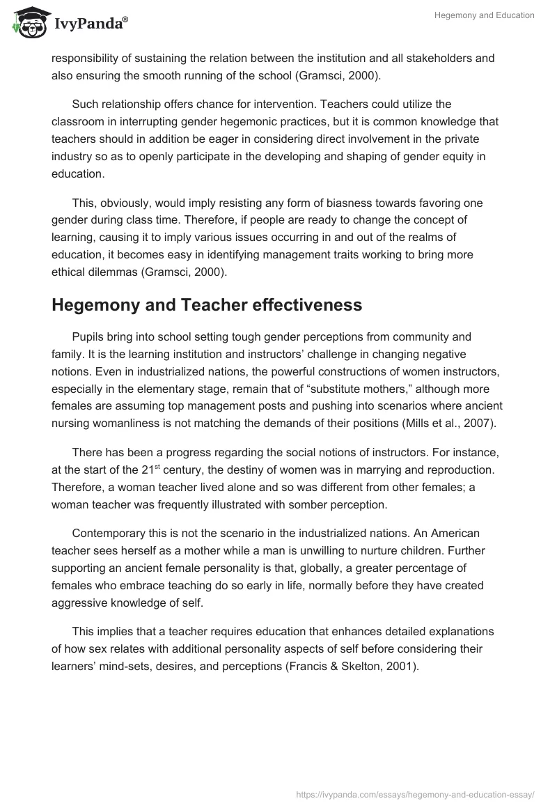 Hegemony and Education. Page 3