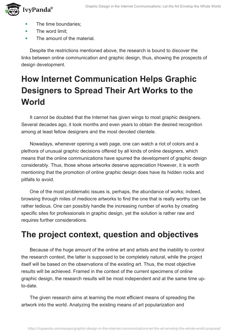 Graphic Design in the Internet Communications: Let the Art Envelop the Whole World. Page 4