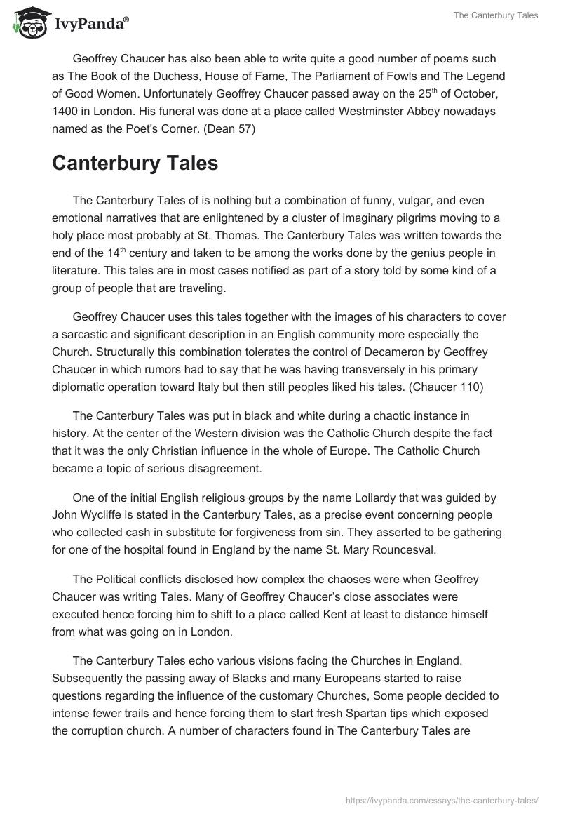 The Canterbury Tales. Page 2