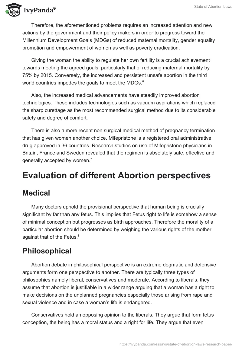 State of Abortion Laws. Page 3