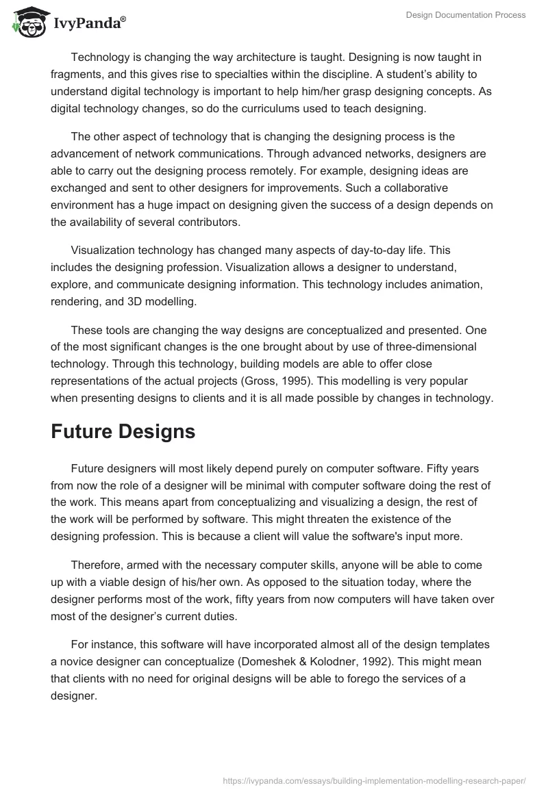 Design Documentation Process. Page 3