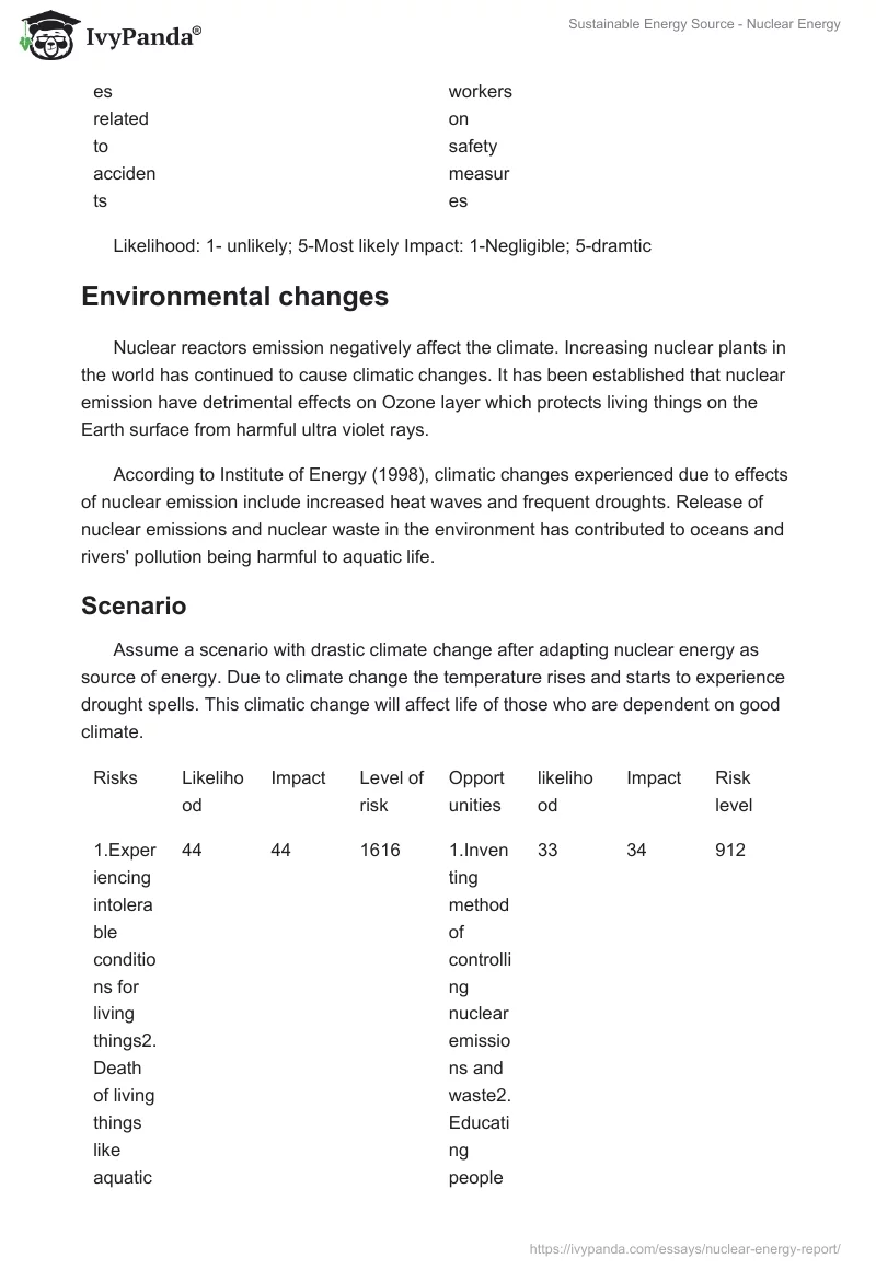 Sustainable Energy Source - Nuclear Energy. Page 4