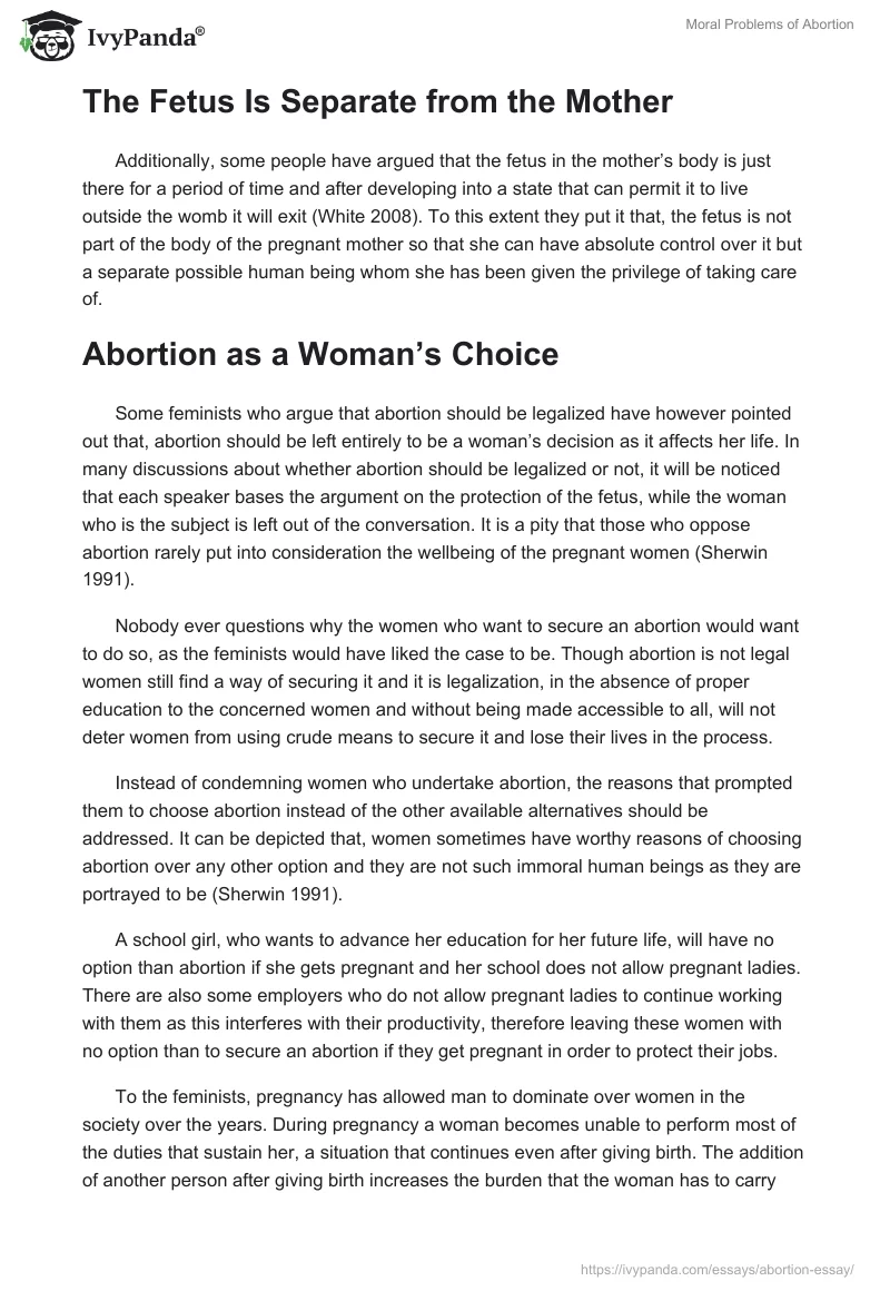 Moral Problems of Abortion. Page 3