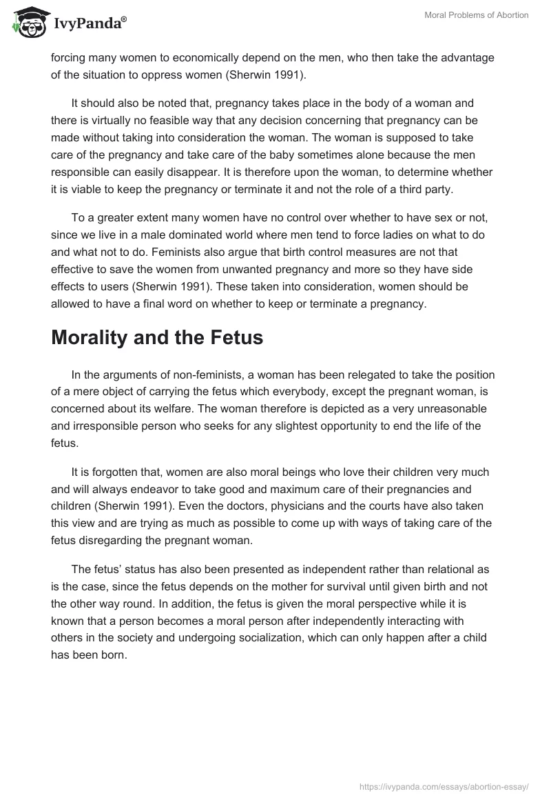Moral Problems of Abortion. Page 4