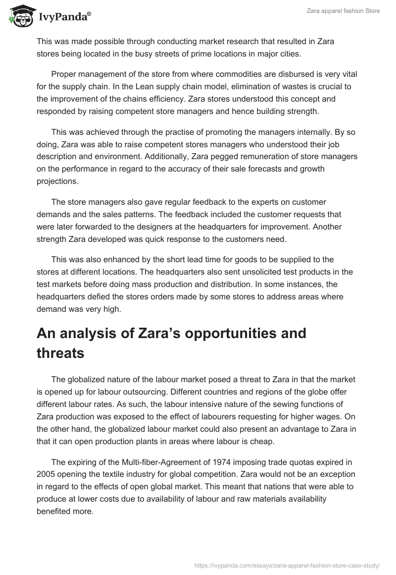 Zara apparel fashion Store. Page 4