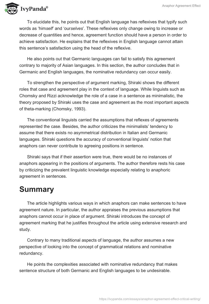 Anaphor Agreement Effect. Page 4