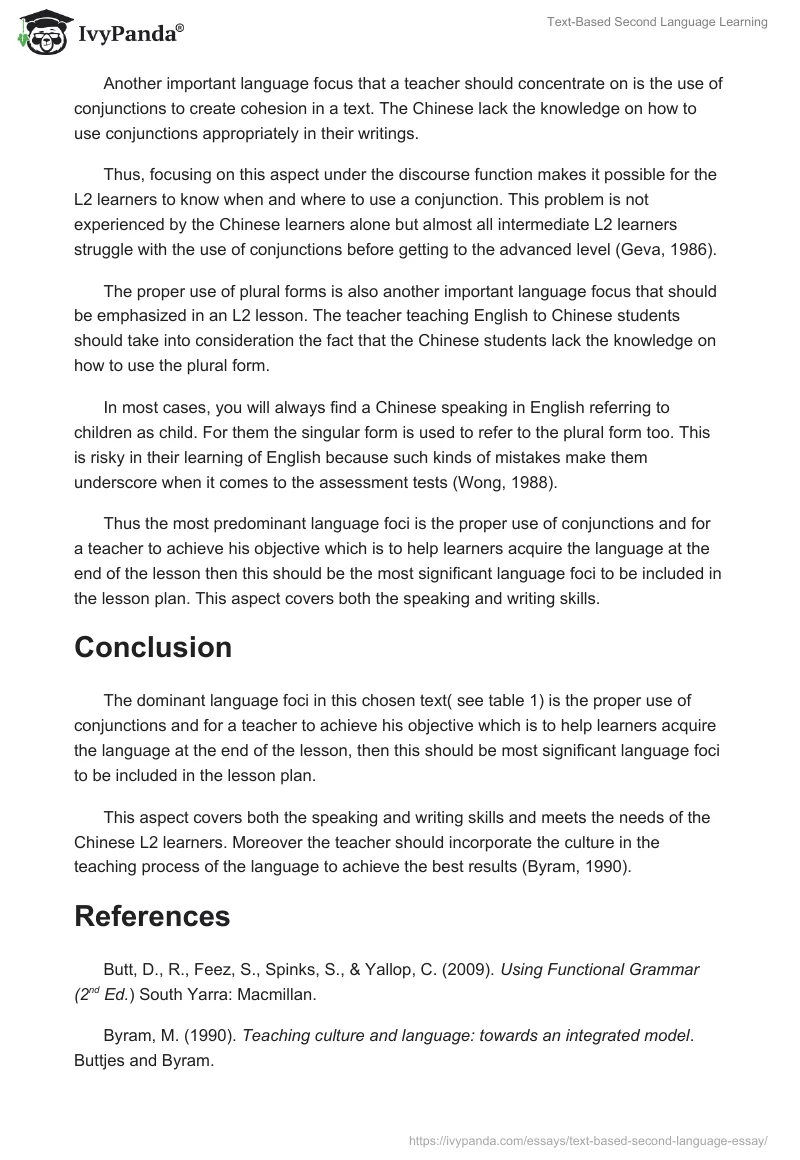 Text-Based Second Language Learning. Page 5