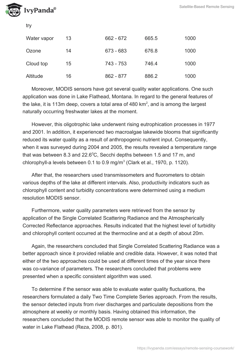 Satellite-Based Remote Sensing. Page 2