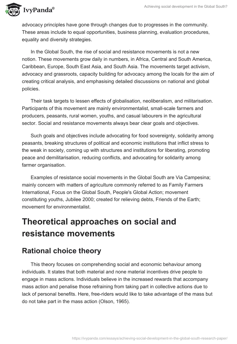 Achieving social development in the Global South?. Page 2