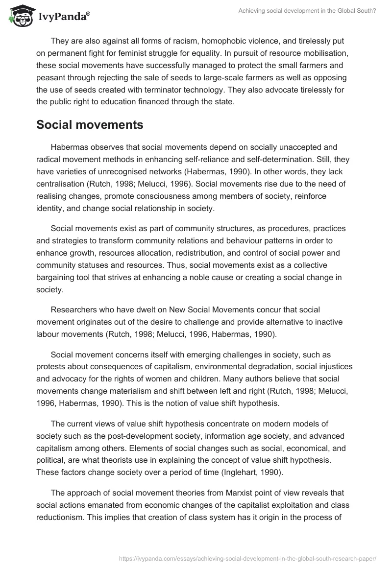 Achieving social development in the Global South?. Page 4