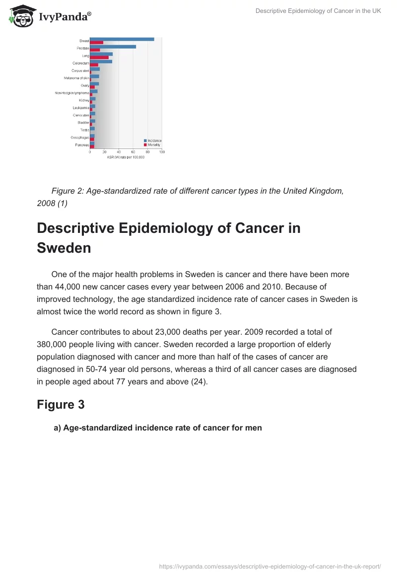 Descriptive Epidemiology of Cancer in the UK. Page 3