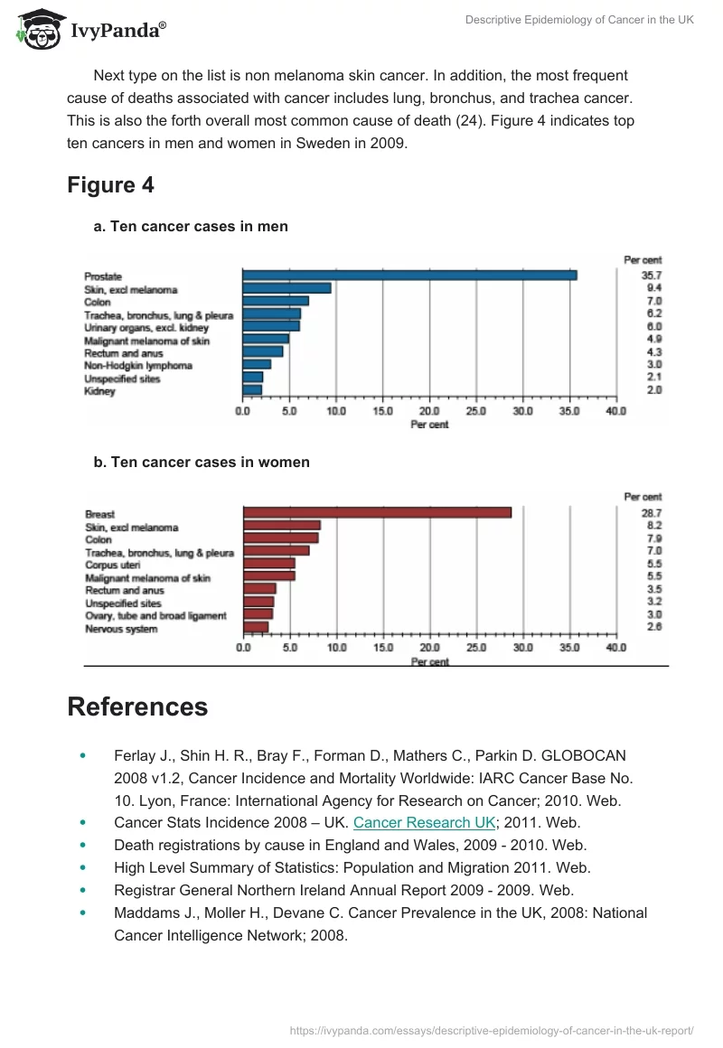 Descriptive Epidemiology of Cancer in the UK. Page 5