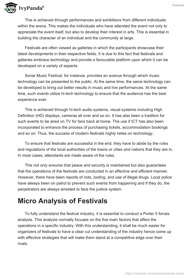 Festivals. Page 4