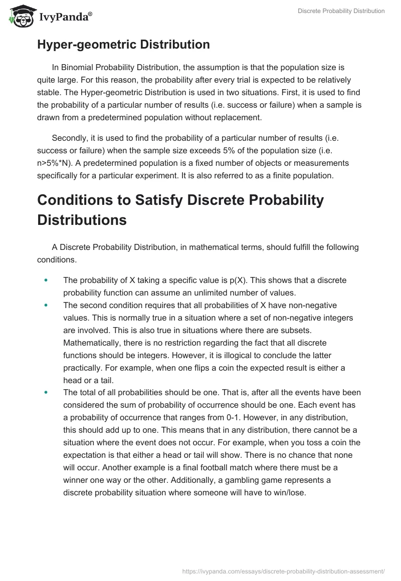 Discrete Probability Distribution. Page 3