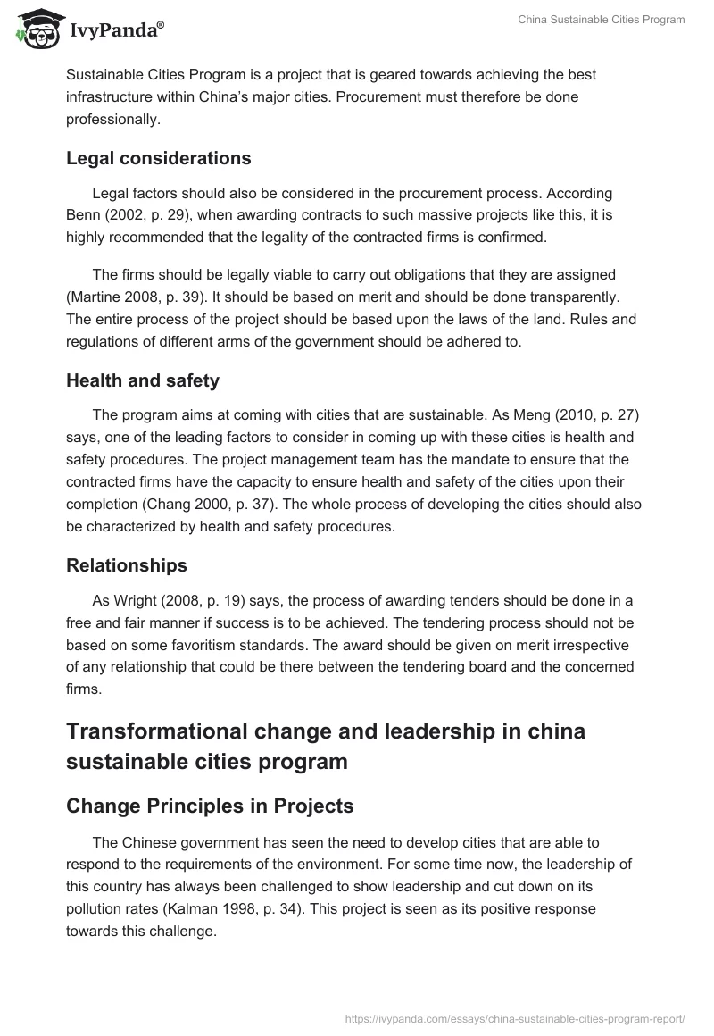China Sustainable Cities Program. Page 3