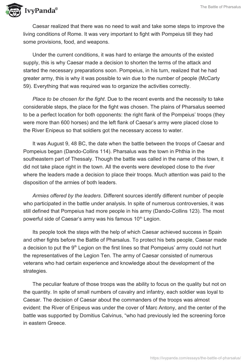 The Battle of Pharsalus. Page 3