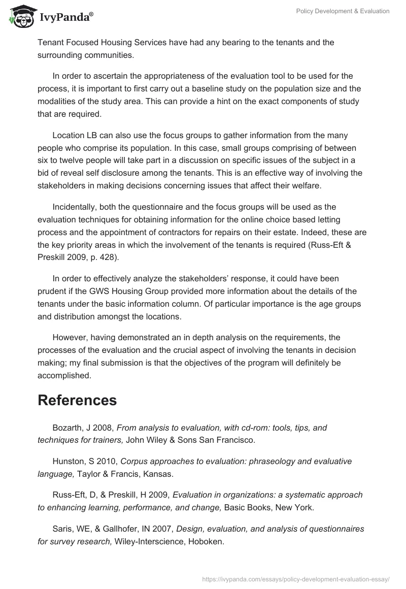 Policy Development & Evaluation. Page 5