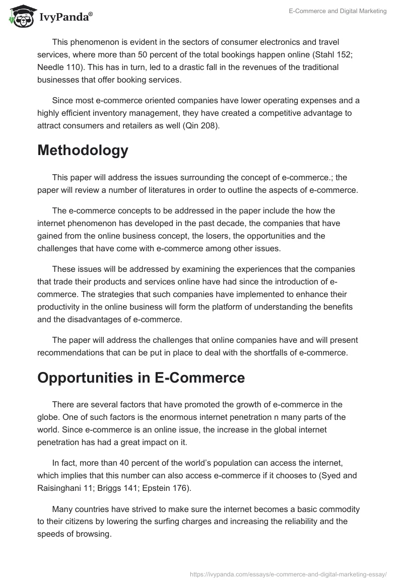 E-Commerce and Digital Marketing. Page 2