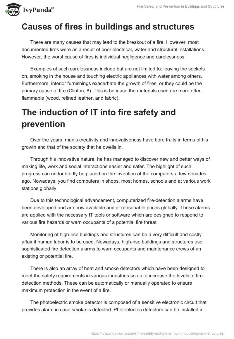 Fire Safety and Prevention in Buildings and Structures. Page 3