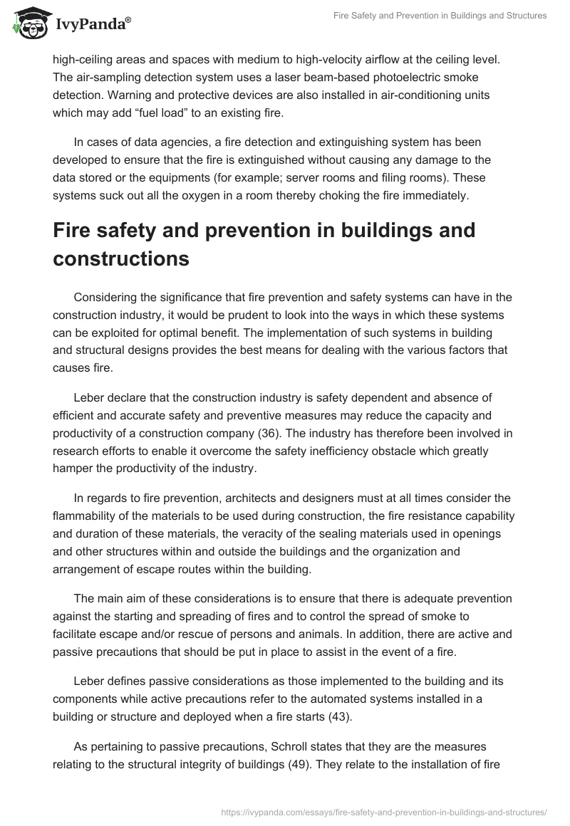 Fire Safety and Prevention in Buildings and Structures. Page 4
